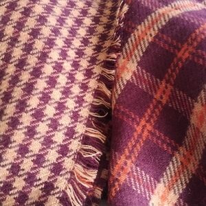 Loft Outlet Reversible Blanket Scarf Soft Lightweight